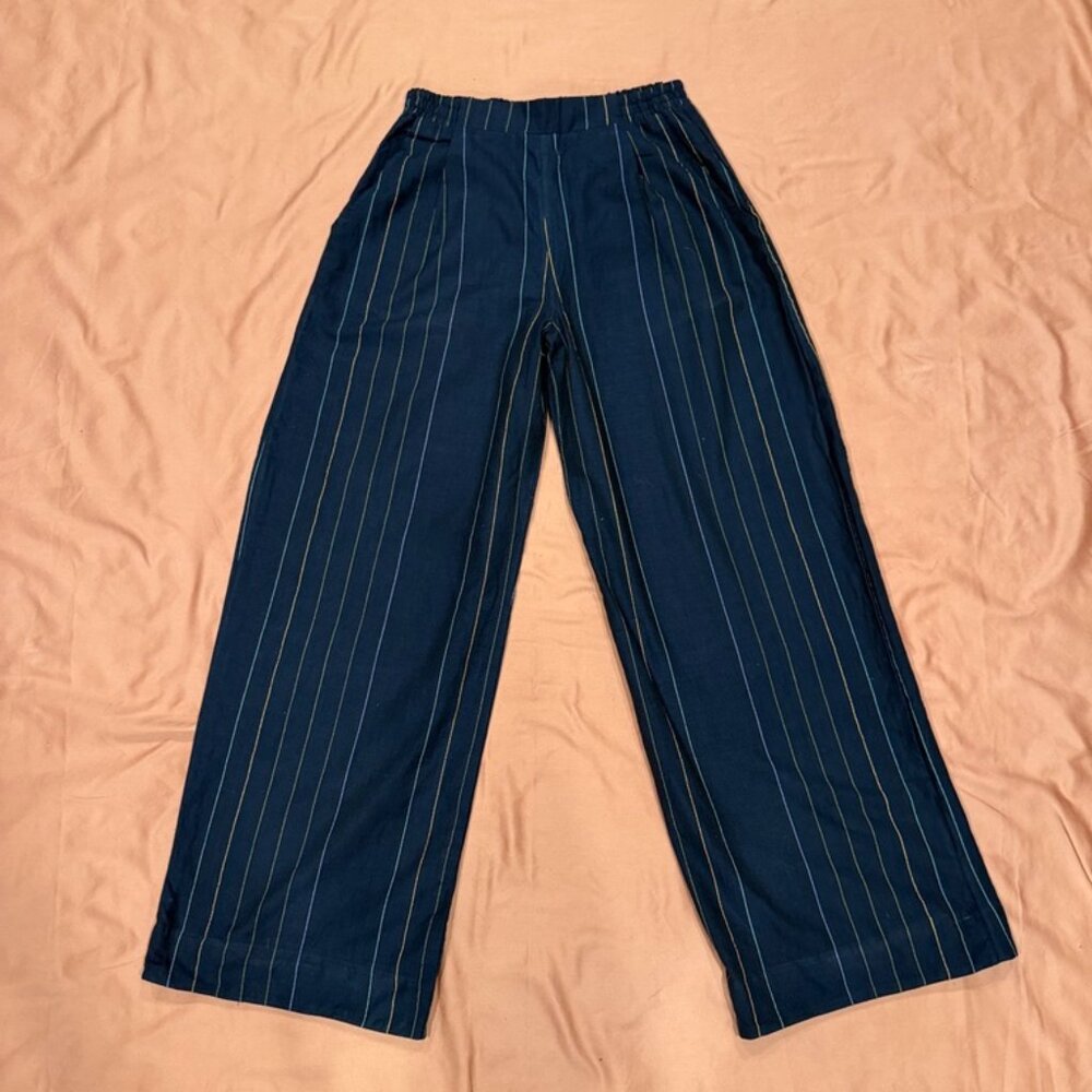 LIZ ALIG HANDWOVEN COTTON PANTS SIZE MEDIUM